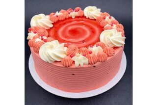 Vanilla Raspberry Buttercream Cake Product Image