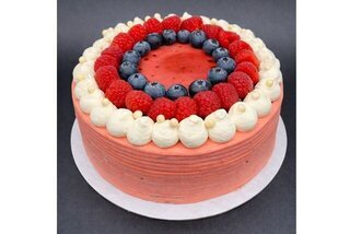 Blueberry Raspberry Buttercream Cake Product Image